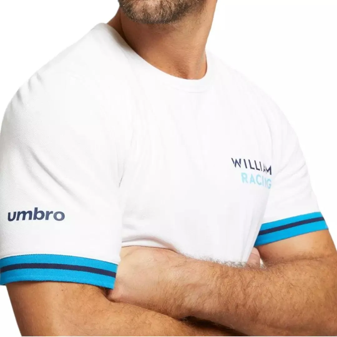 2023 Men's Off Track Presentation Tee White Williams Racing