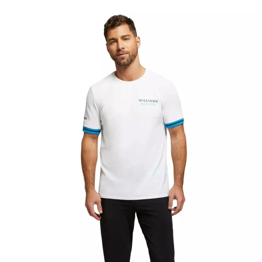 2023 Men's Off Track Presentation Tee White Williams Racing