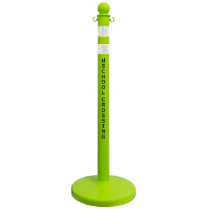 2.5" School Crossing Stanchion, 40" Overall Height