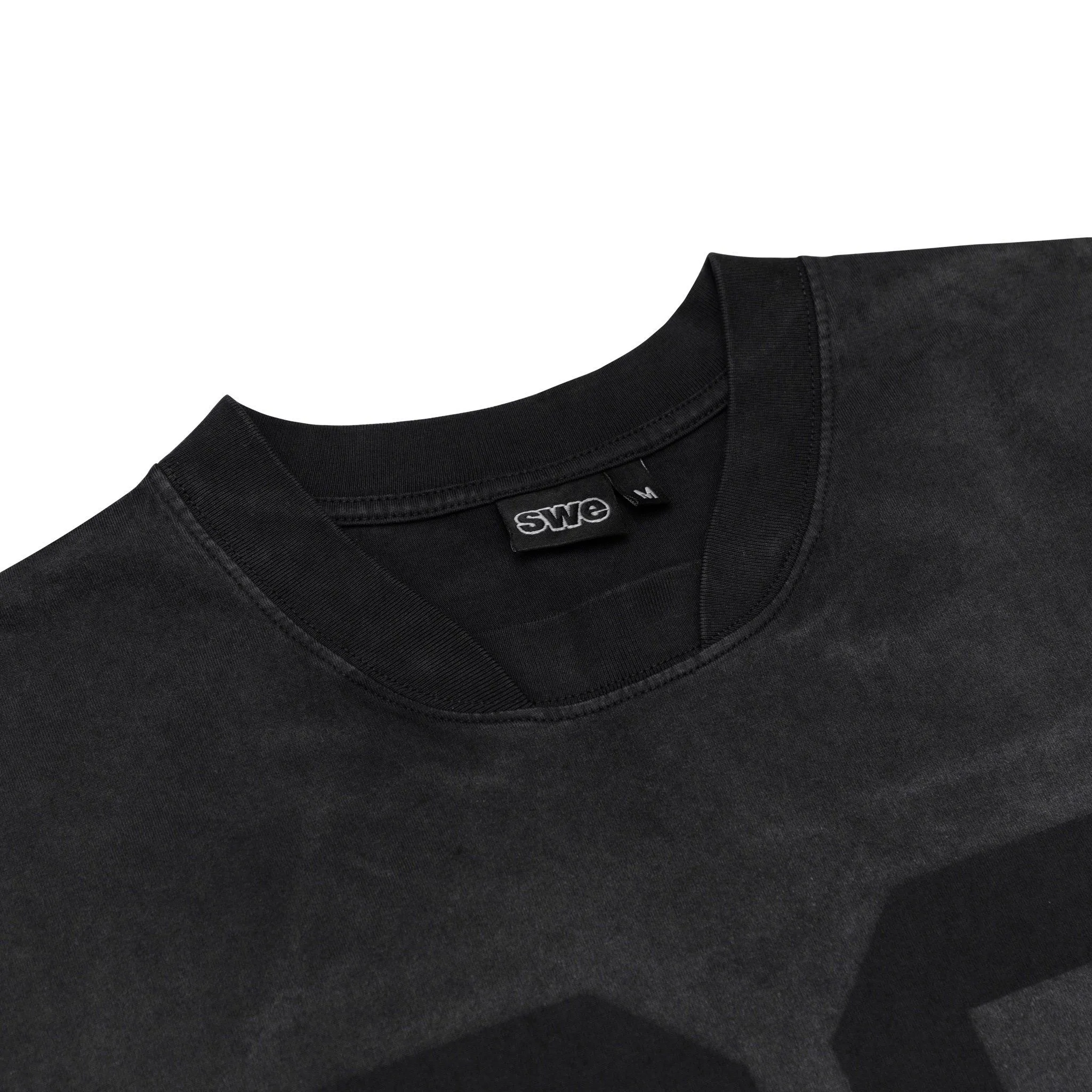 8TH WASHED TEE - BLACK