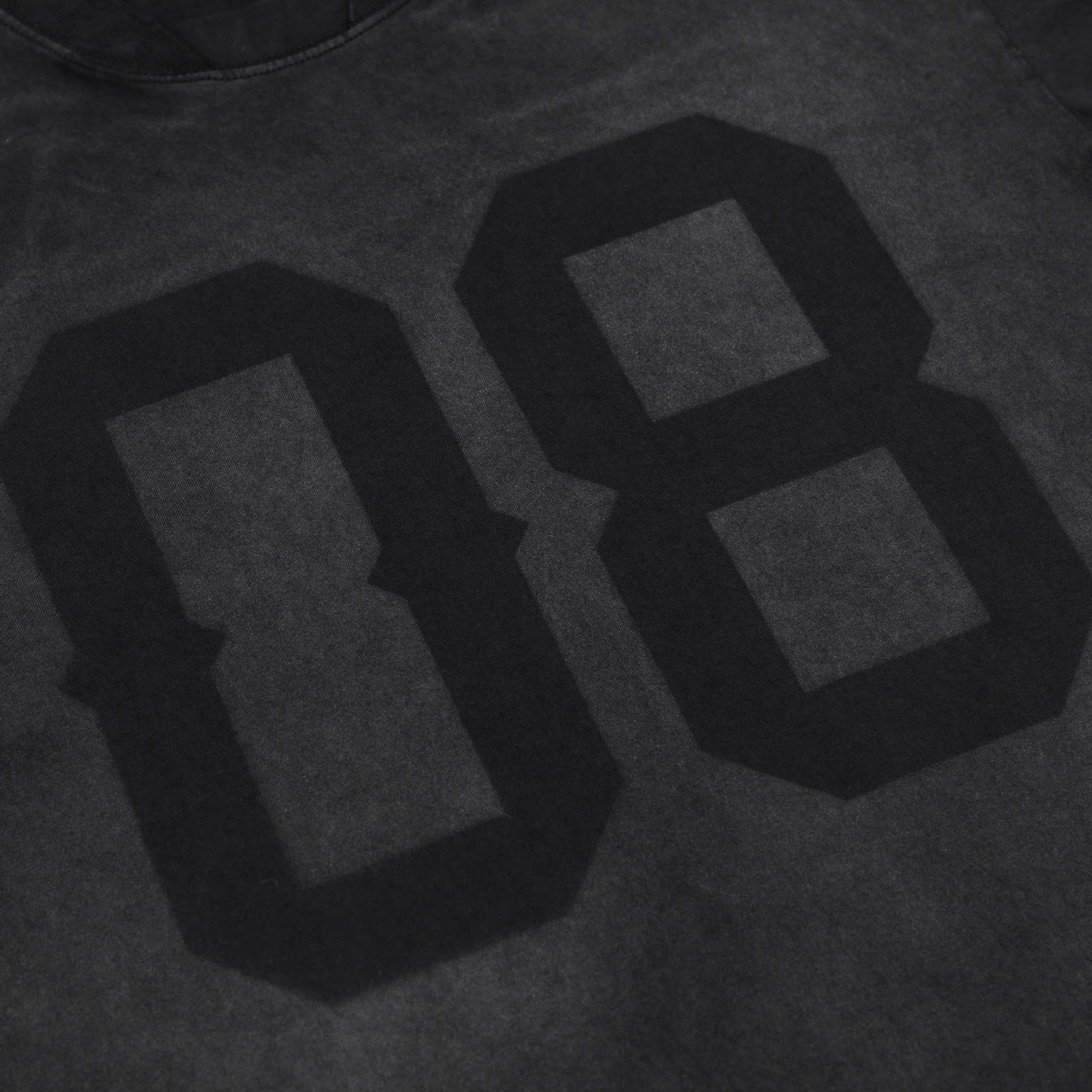 8TH WASHED TEE - BLACK