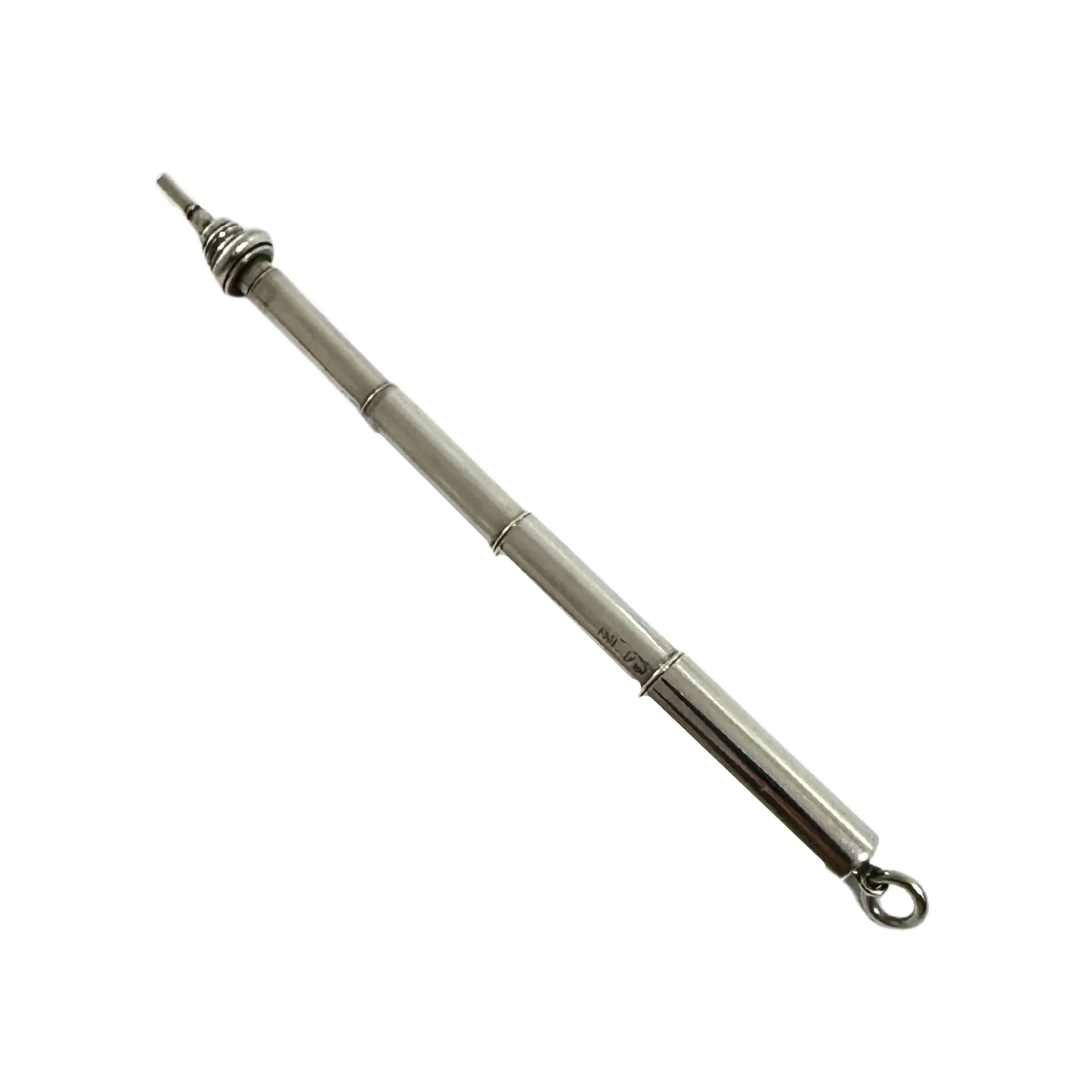 Antique English (London) Sampson Mordan & Co. Sterling Silver Mechanical Pencil Dated 1873