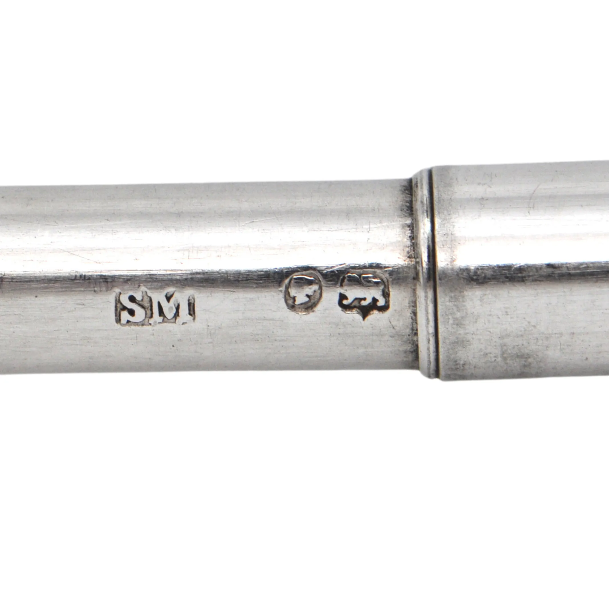 Antique English (London) Sampson Mordan & Co. Sterling Silver Mechanical Pencil Dated 1873
