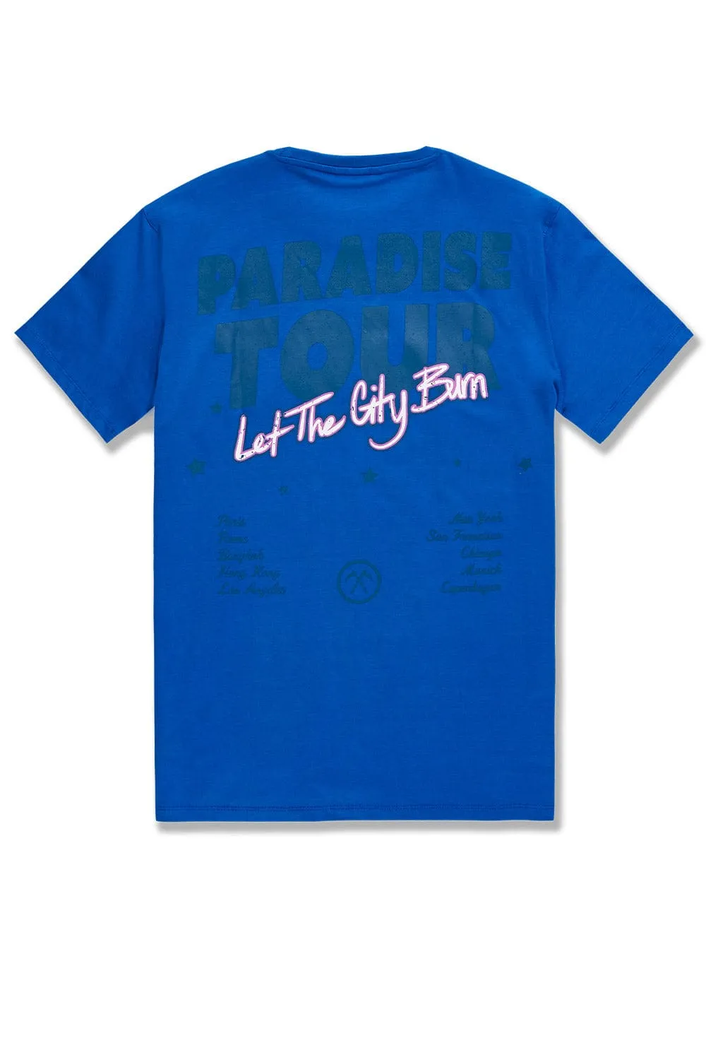 Big Men's Paradise Tour T-Shirt (Royal)