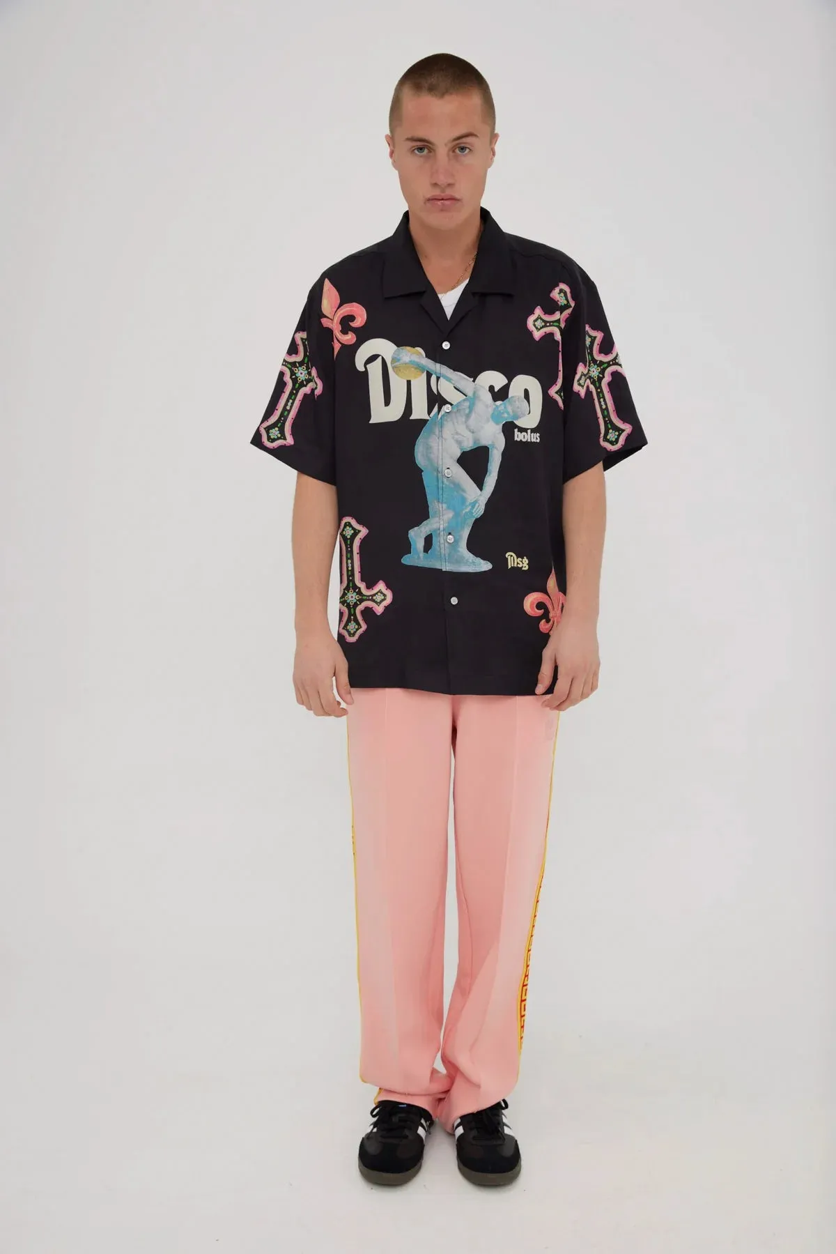 Black "Disco" Resort Shirt