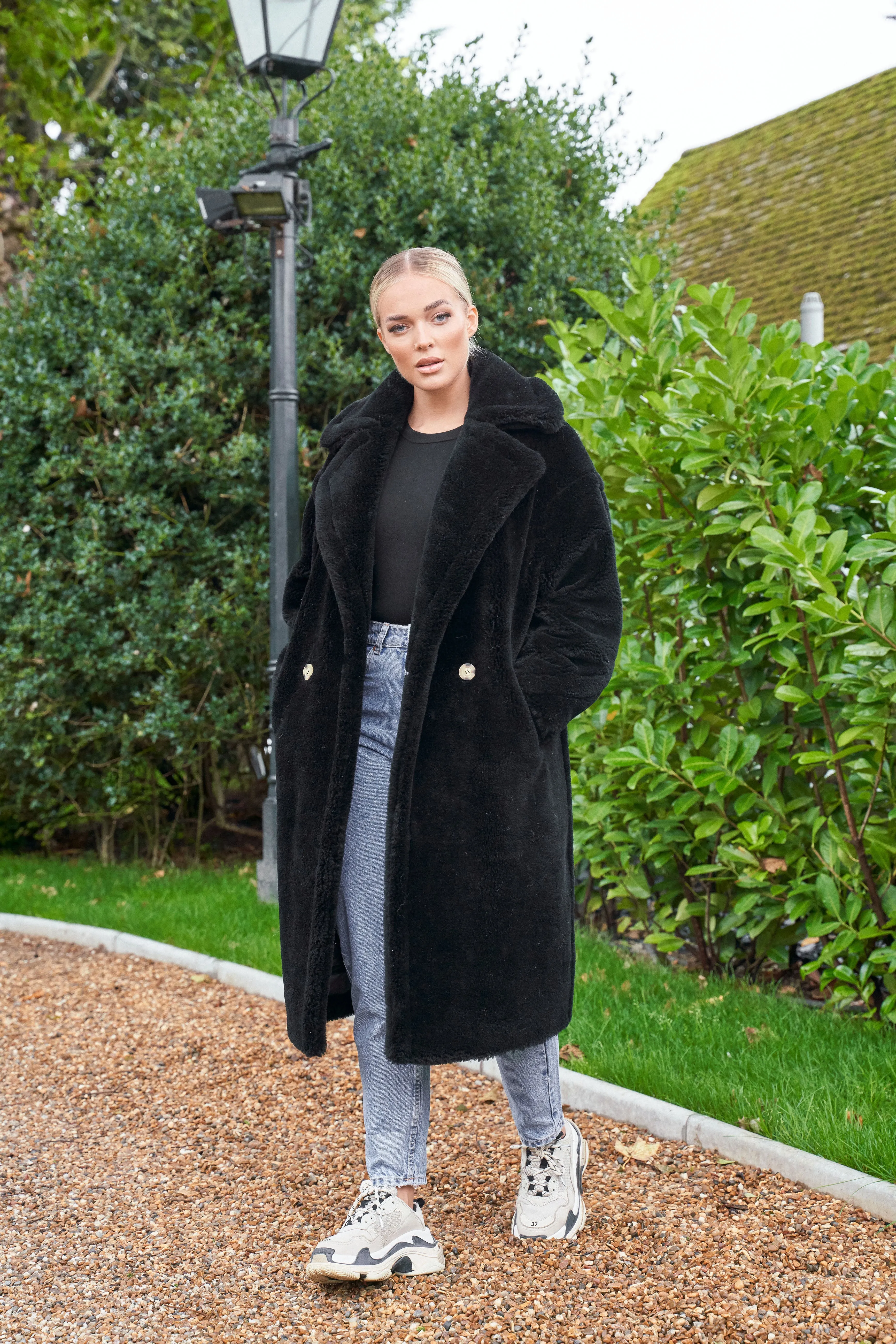 Black Teddy Coat