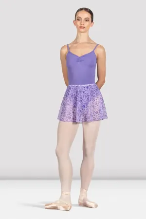Bloch Floral Mesh Skirt - Lilac Haze