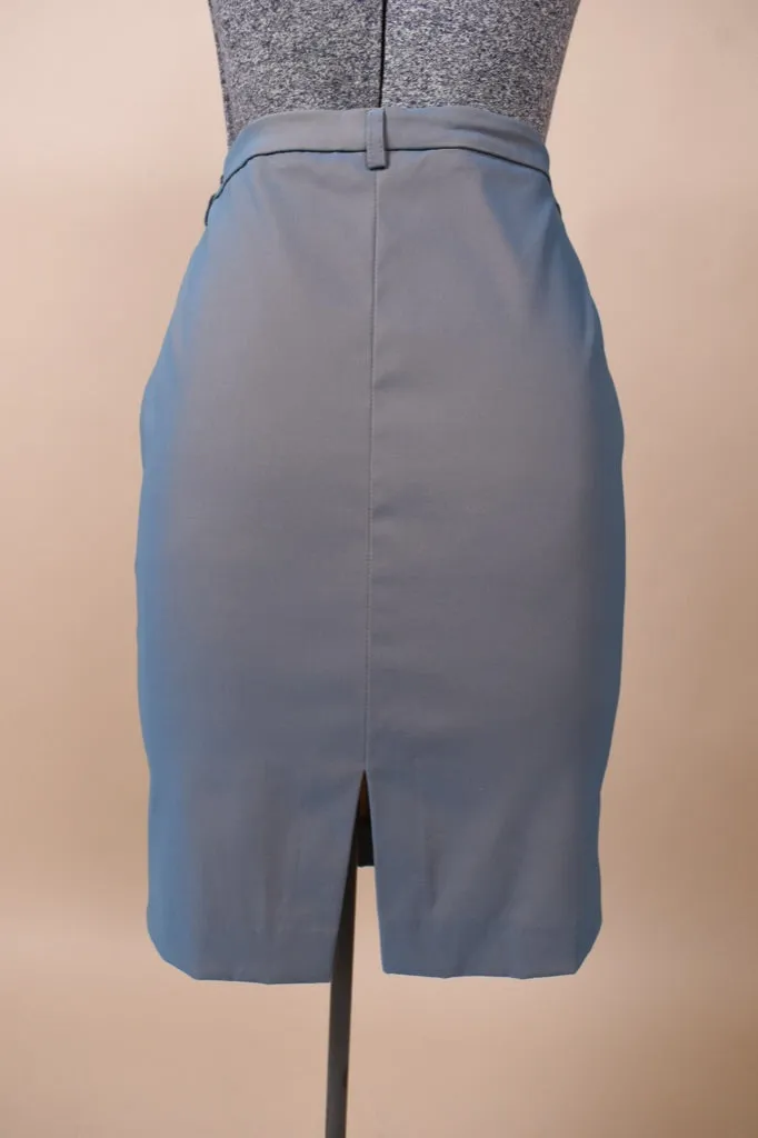 Blue Italian Pencil Skirt, by Stefanel, M