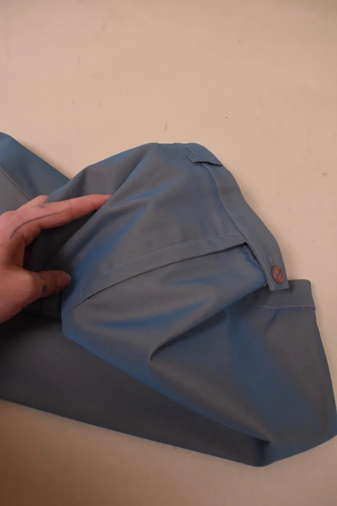 Blue Italian Pencil Skirt, by Stefanel, M