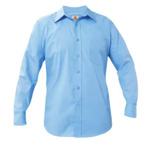 Boys Long Sleeve Dress Shirt - Charter - Blue