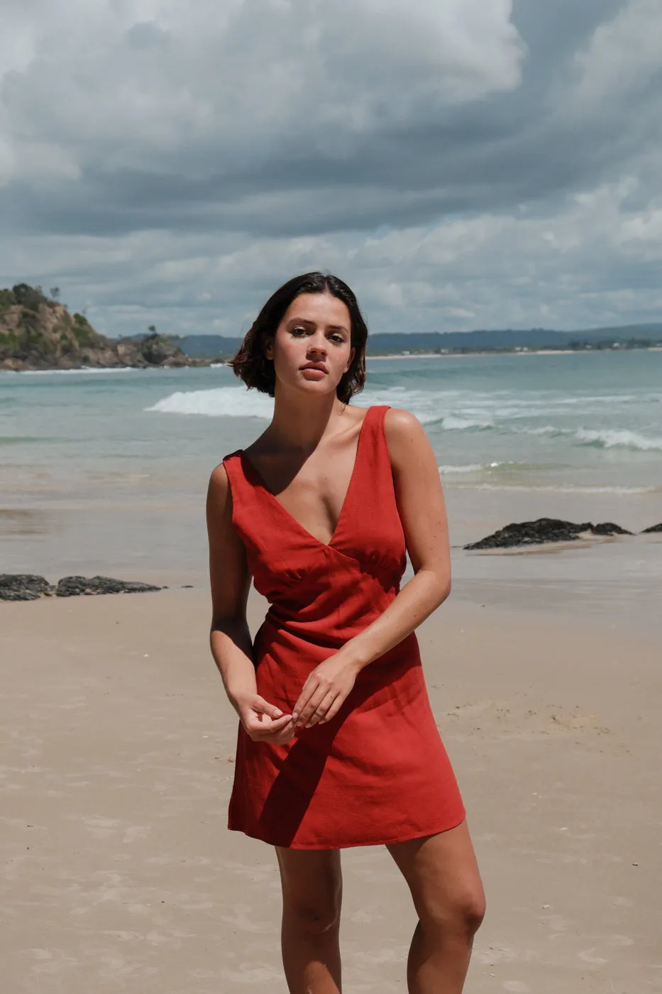 Bronte Mini Dress Red