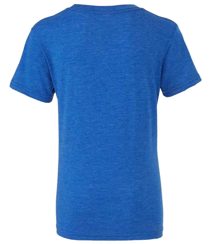 Canvas Unisex Tri-Blend T-Shirt - Blue, Purple