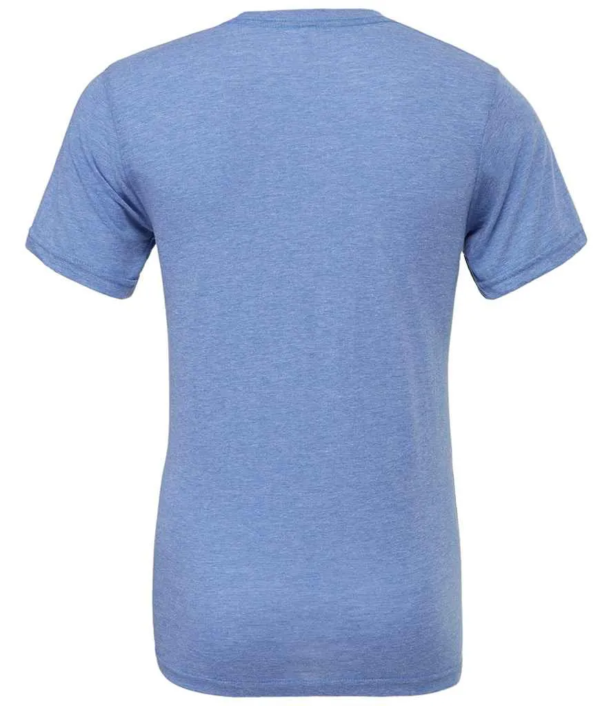 Canvas Unisex Tri-Blend T-Shirt - Blue, Purple
