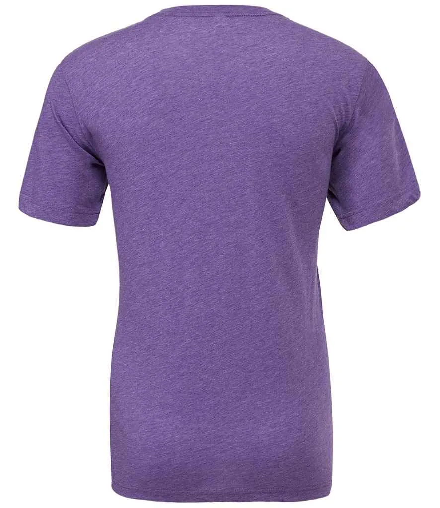 Canvas Unisex Tri-Blend T-Shirt - Blue, Purple