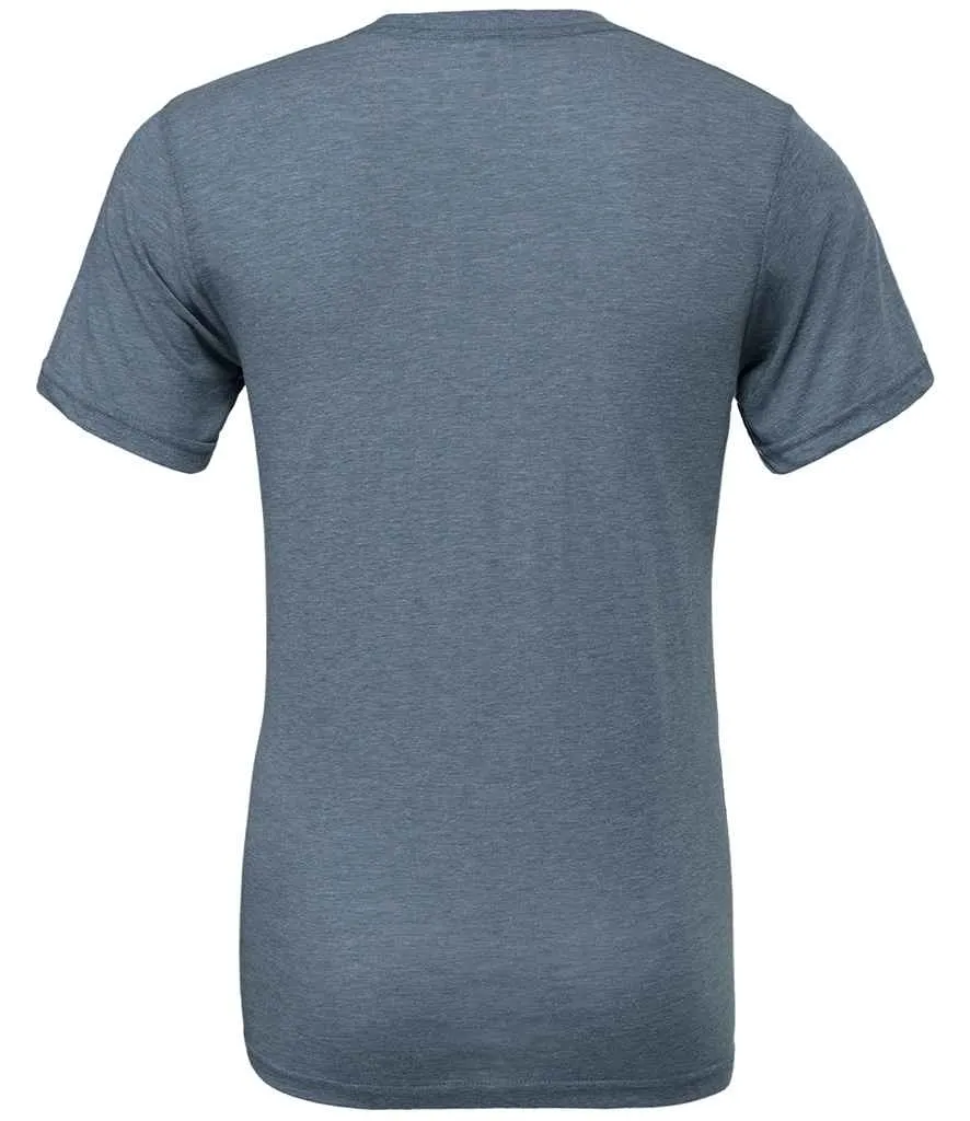 Canvas Unisex Tri-Blend T-Shirt - Blue, Purple