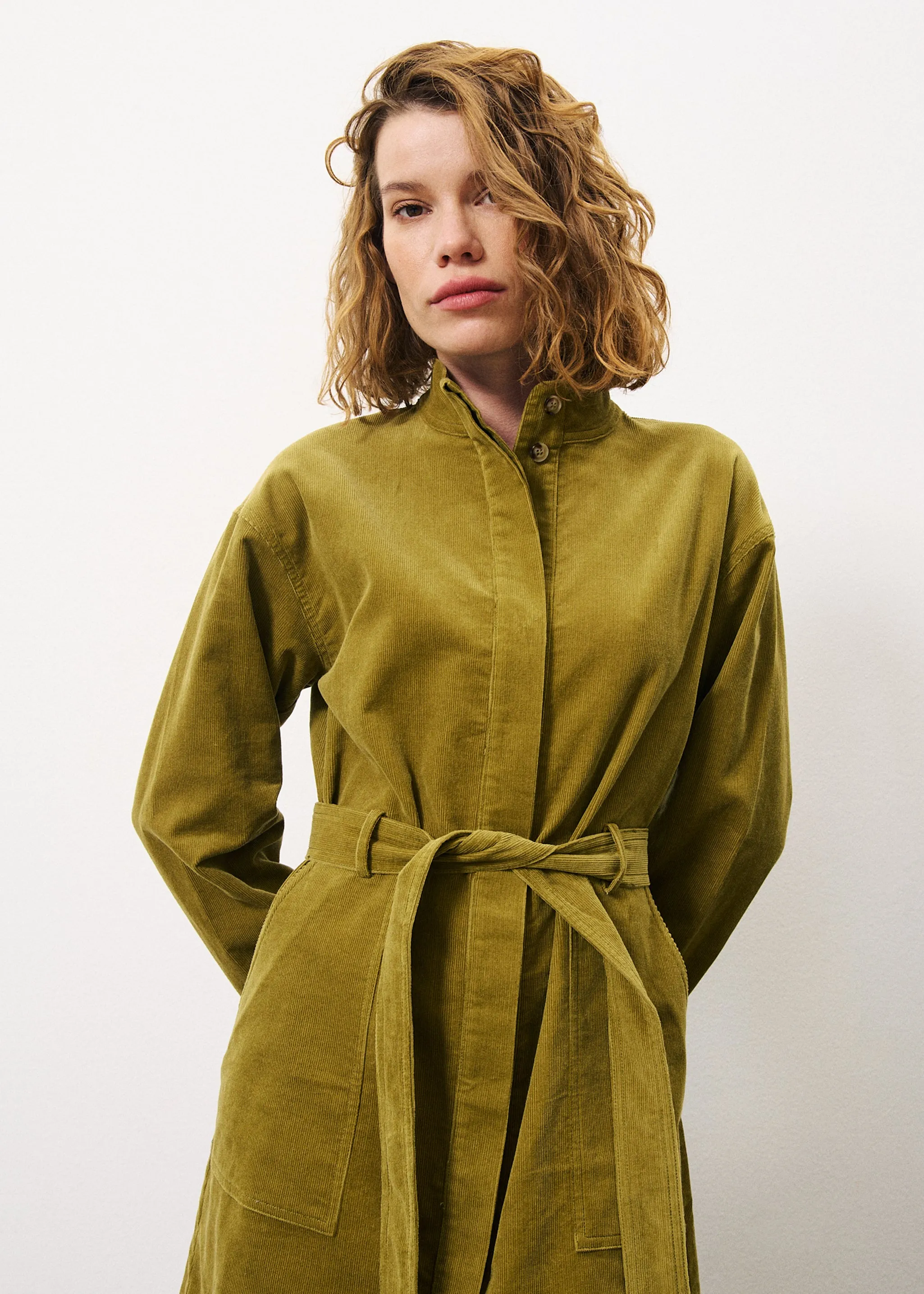 Cloelia Dress - Khaki