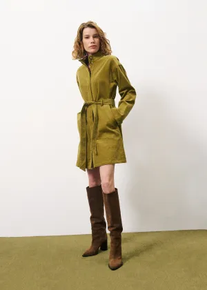 Cloelia Dress - Khaki