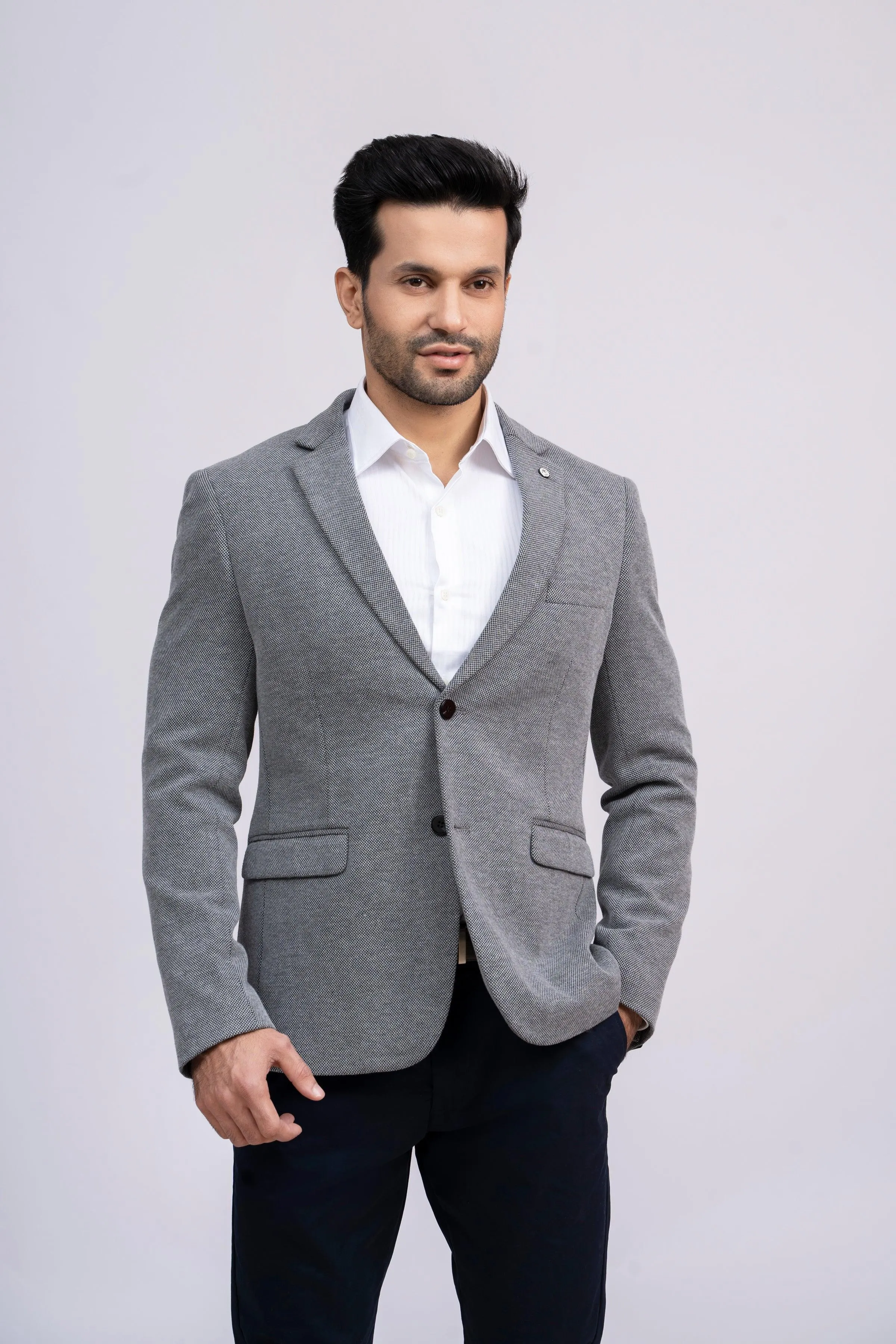 COAT SLIM FIT GREY