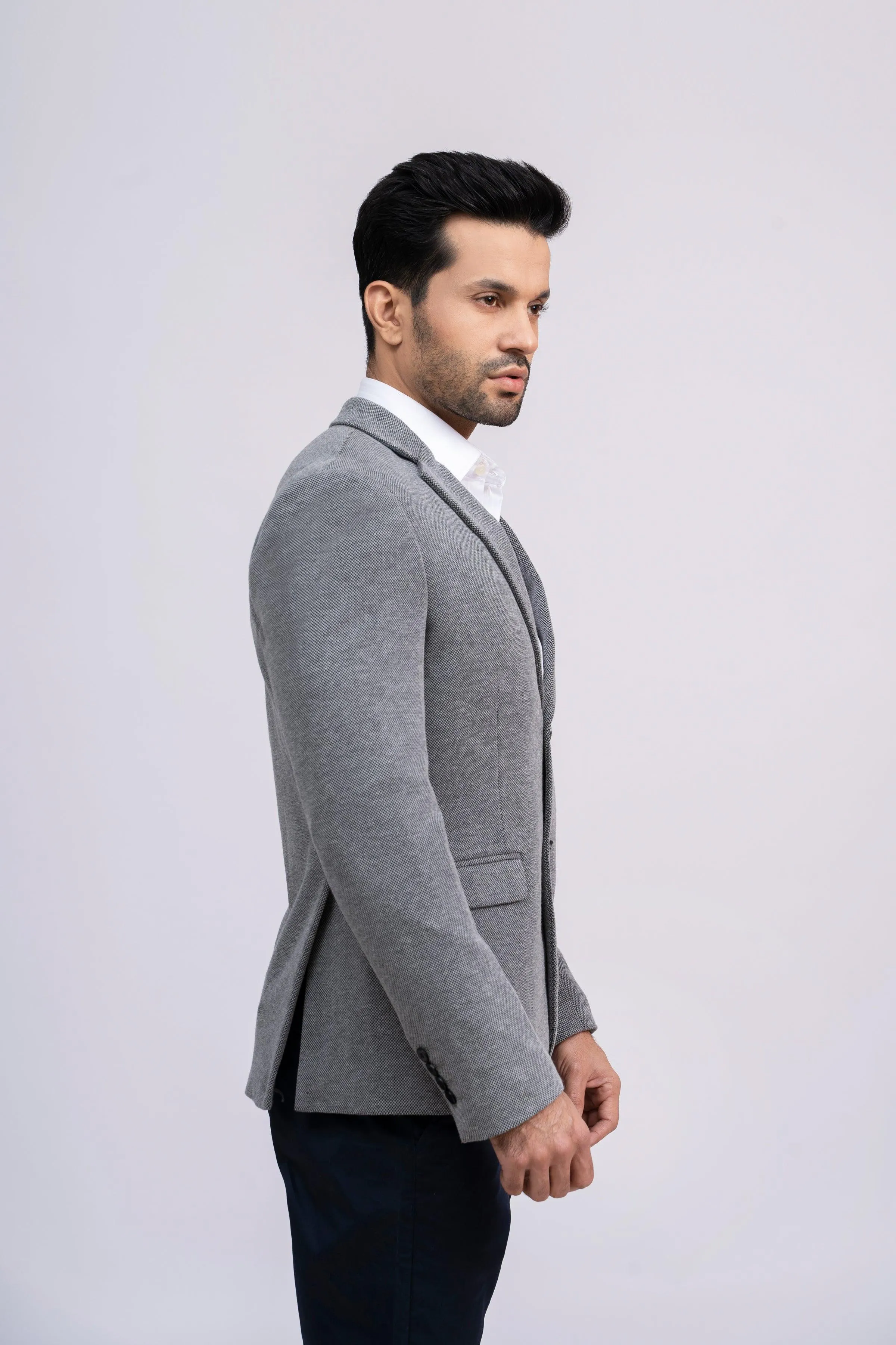 COAT SLIM FIT GREY