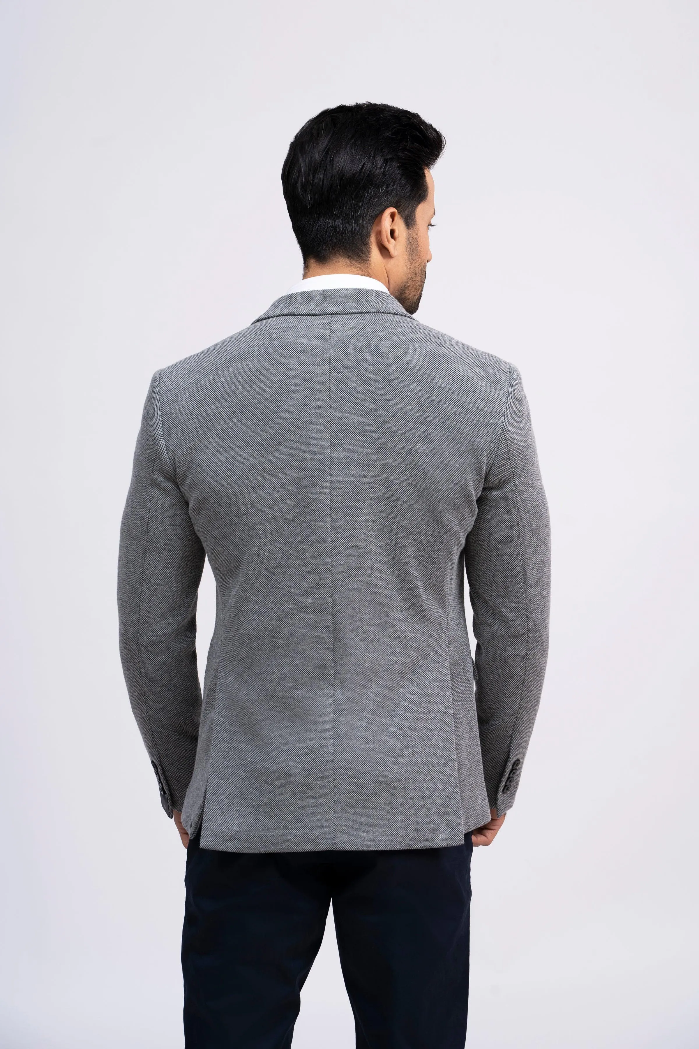 COAT SLIM FIT GREY