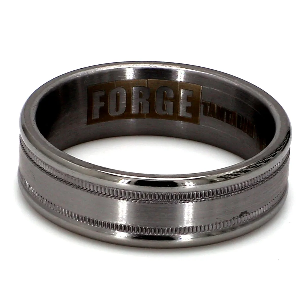 Comfort-Fit Plain Metal Band