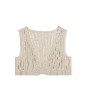 Crochet Crop Vest