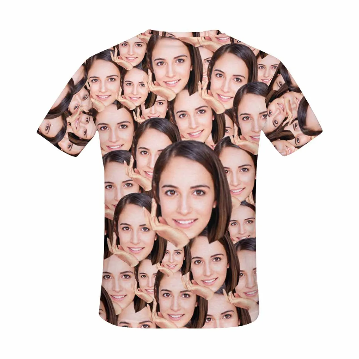 Custom Face Tee Seamless Men's All Over Print T-shirt