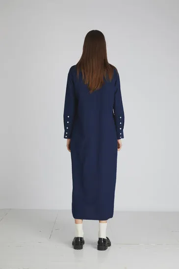 DAMALIS DRESS BLACK IRIS