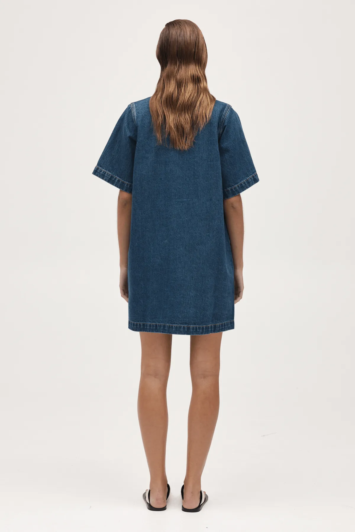 DARLA DRESS HERITAGE BLUE