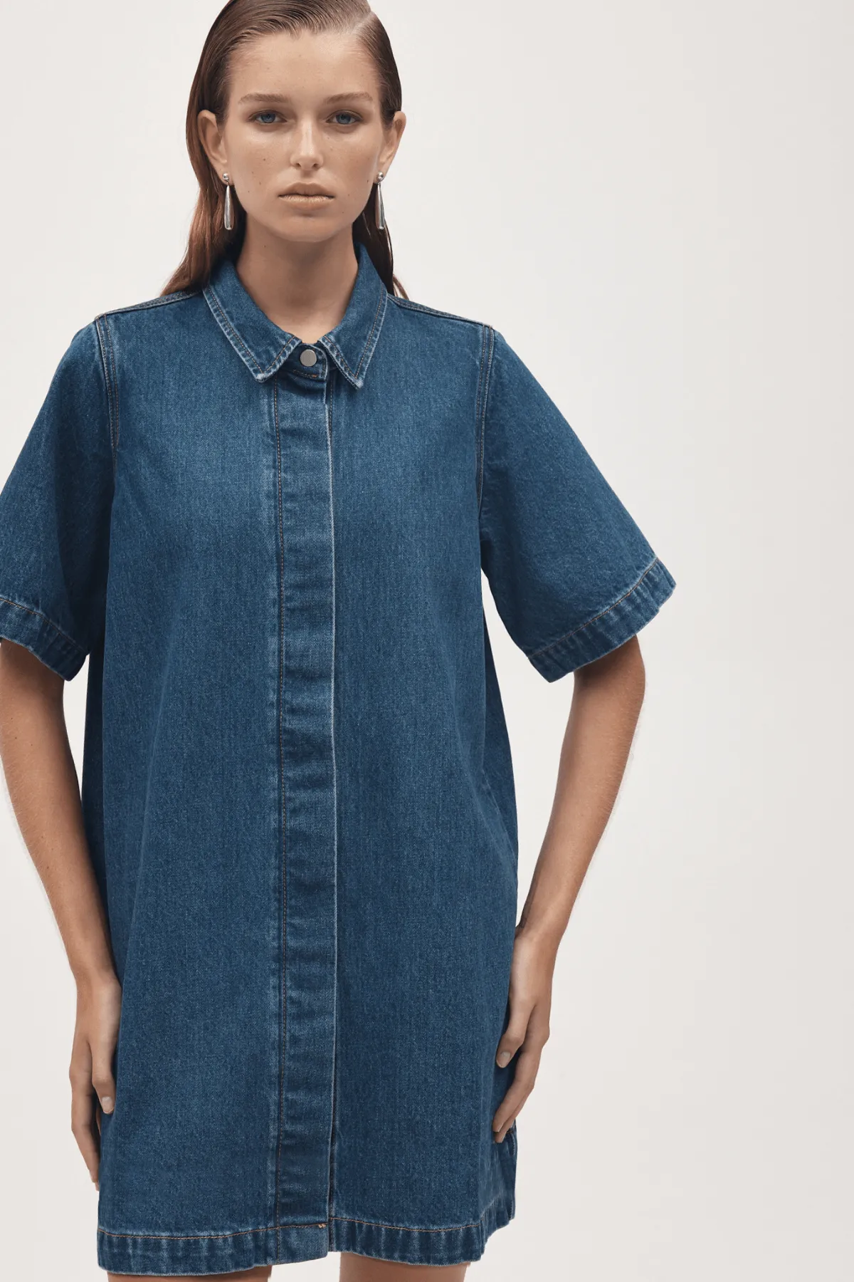 DARLA DRESS HERITAGE BLUE