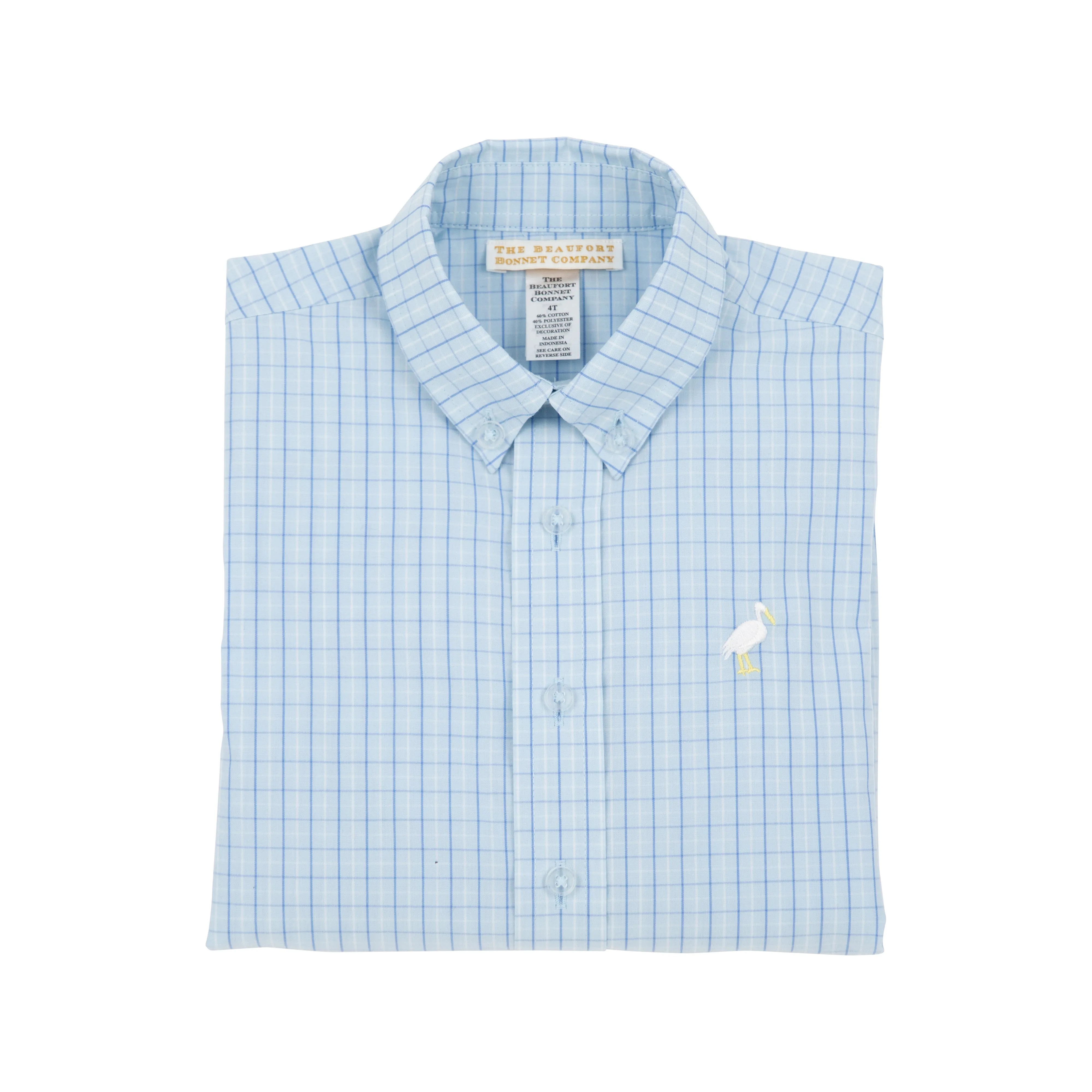 Dean's List Dress Shirt - Get In Line with Multicolor Stork