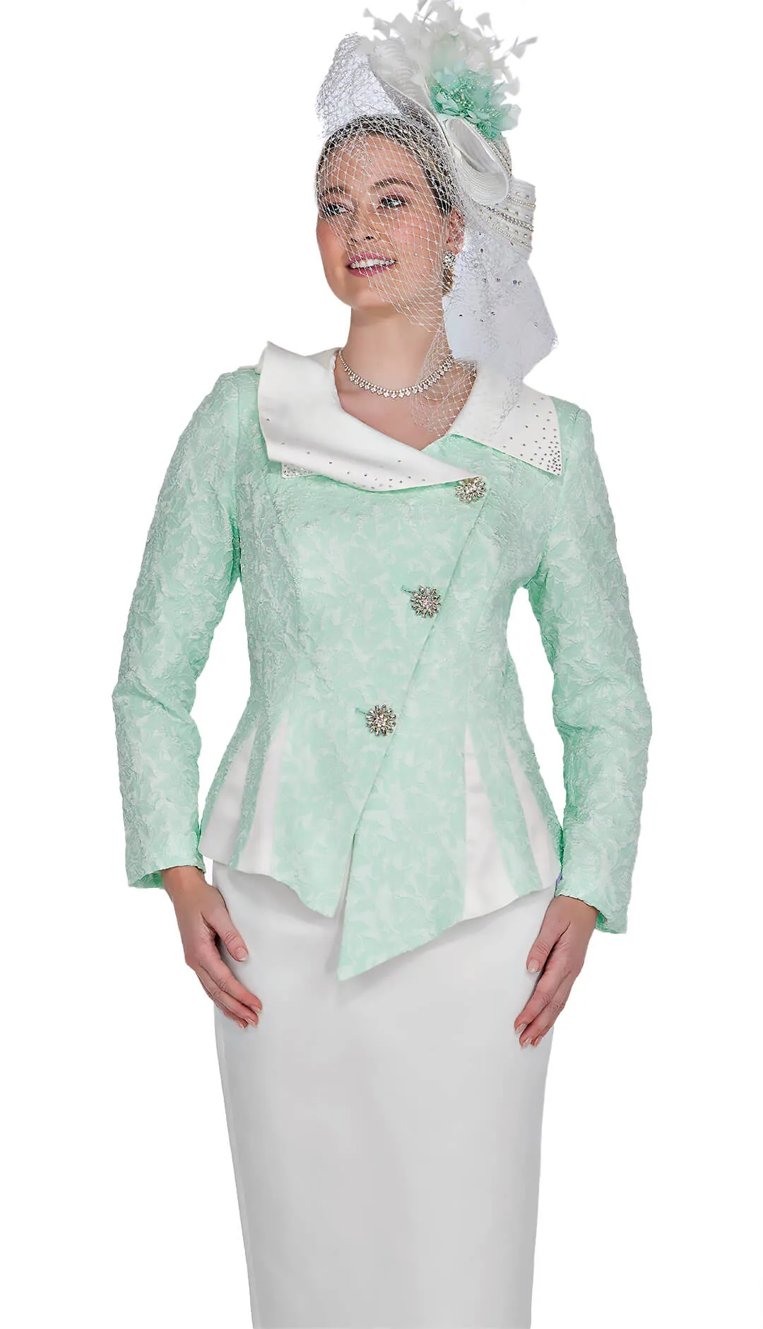 Designer Church Suit 5874