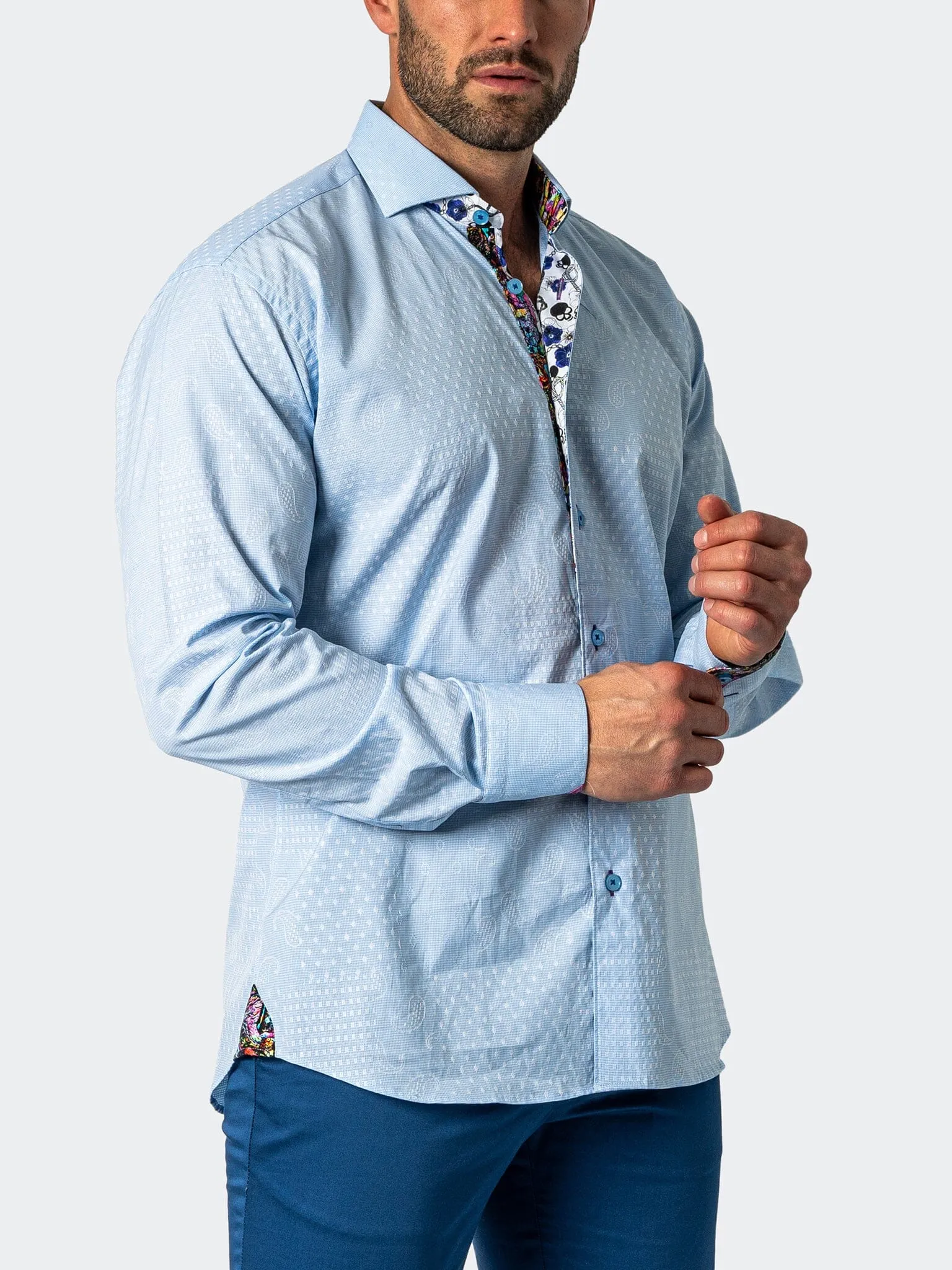 Einstein Multipattern Blue