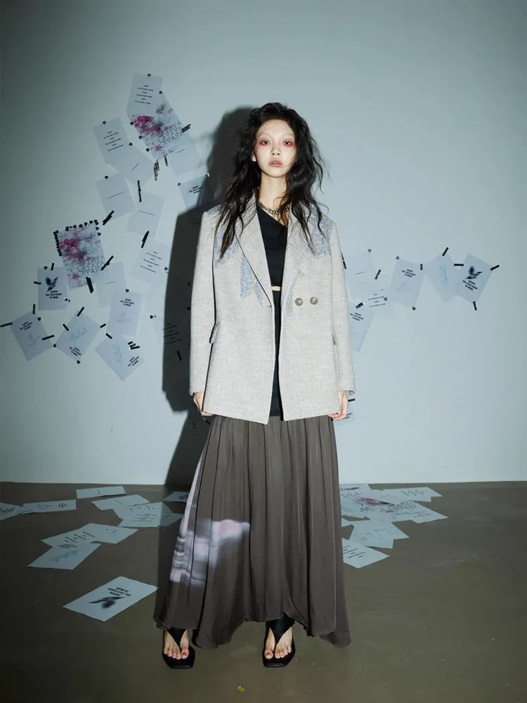 Elegant A-line skirt【s0000006323】