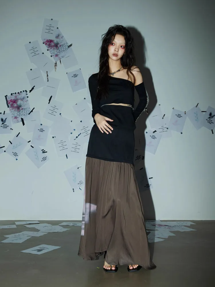 Elegant A-line skirt【s0000006323】