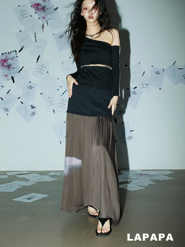 Elegant A-line skirt【s0000006323】