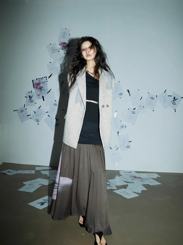 Elegant A-line skirt【s0000006323】