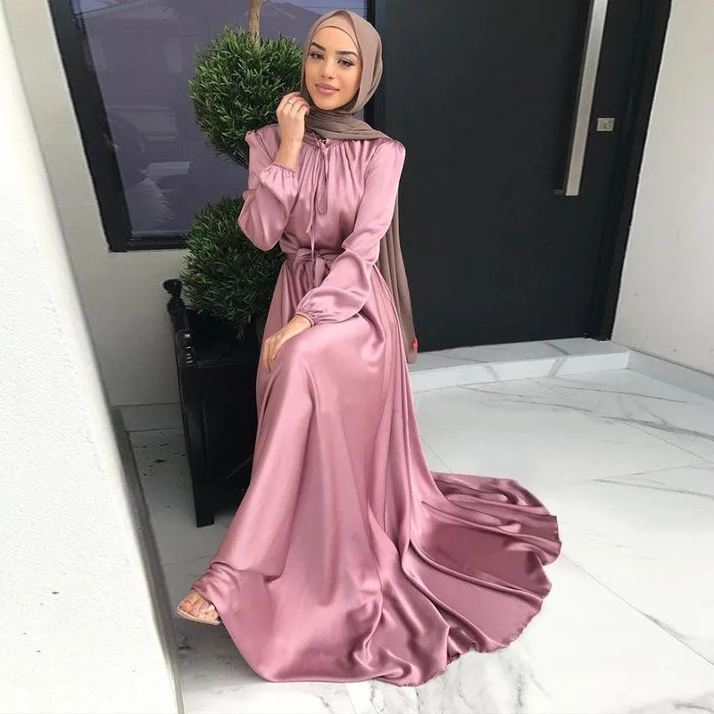 Elegant Golden Rose outfit for muslim Women