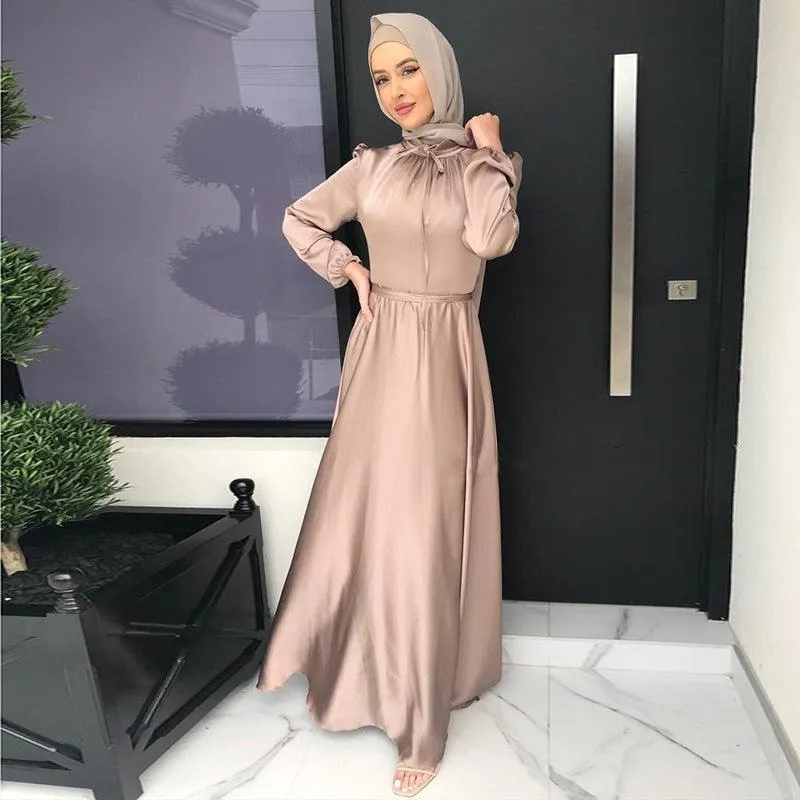 Elegant Golden Rose outfit for muslim Women
