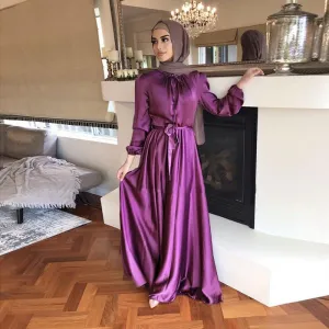 Elegant Golden Rose outfit for muslim Women