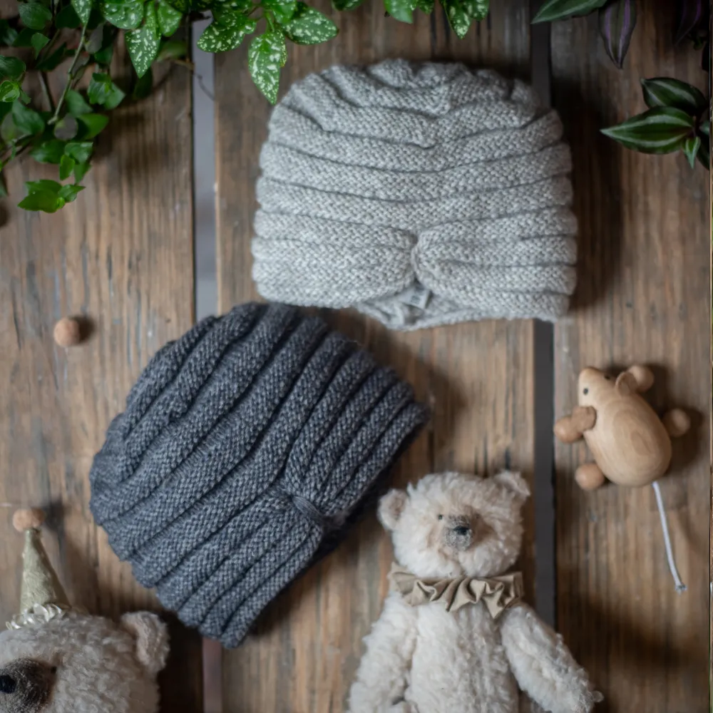 Ella hat Dark - Grey melange