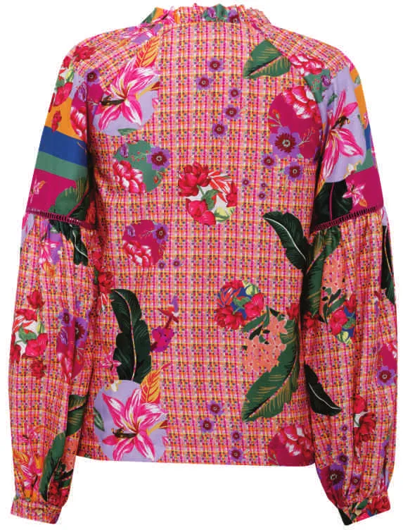 Emily Lovelock Multi Coloured  Top