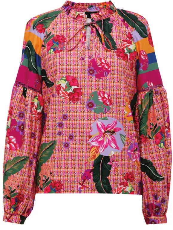 Emily Lovelock Multi Coloured  Top