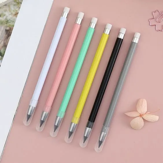 Eternal Pencil - Everlasting Infinity Pencil with Eraser for Writing, Sketch, Drawing