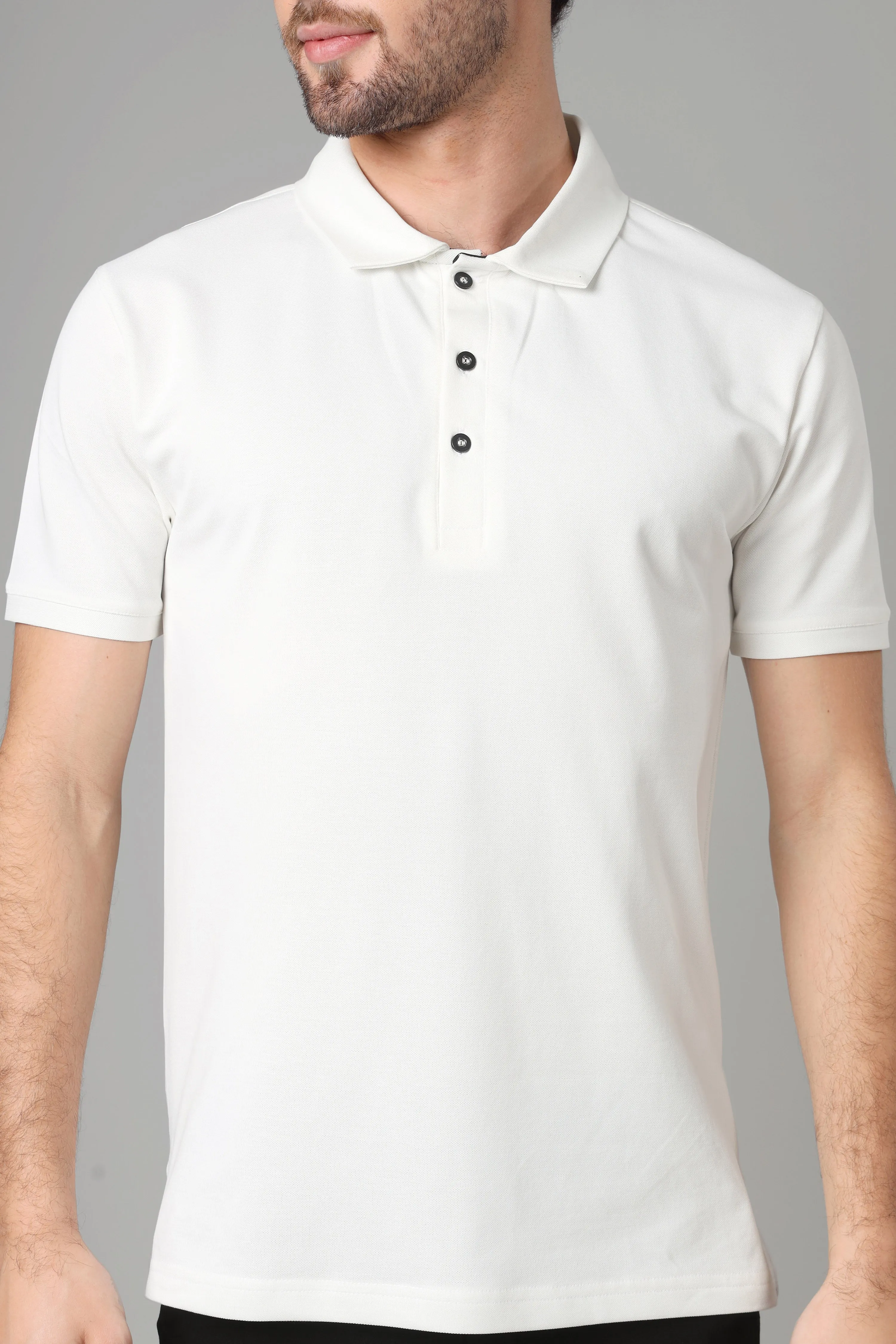 Exclusive White Polo T-Shirt For Men