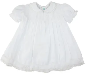 Feltman Brothers Collared Lace Slip Dress White 62613