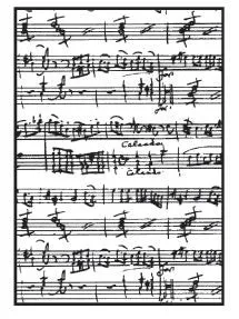 Greetings Card - Sheet Music