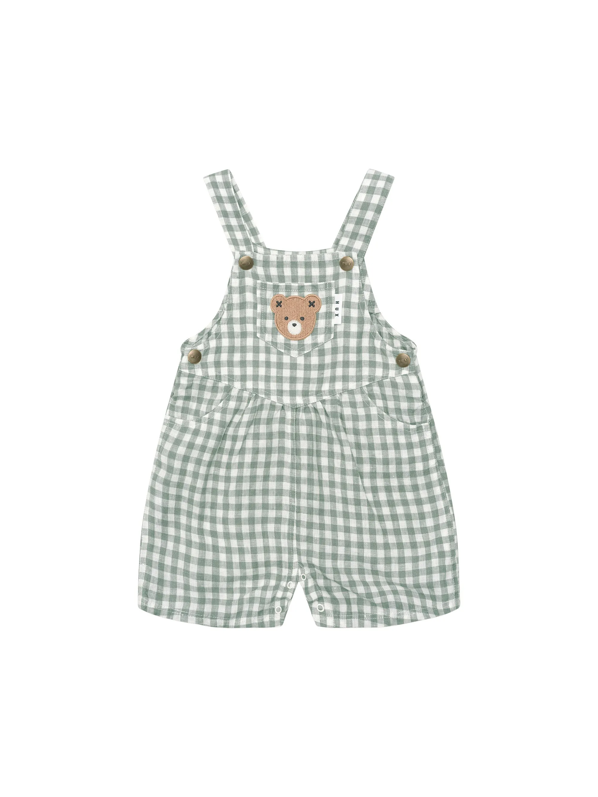 Huxbaby Huxbear Check Short Overall