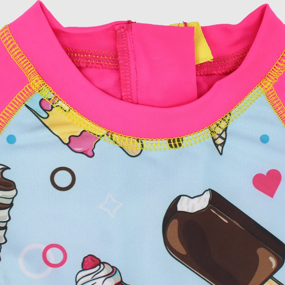 Ice Cream Overall Swim Suit