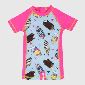 Ice Cream Overall Swim Suit